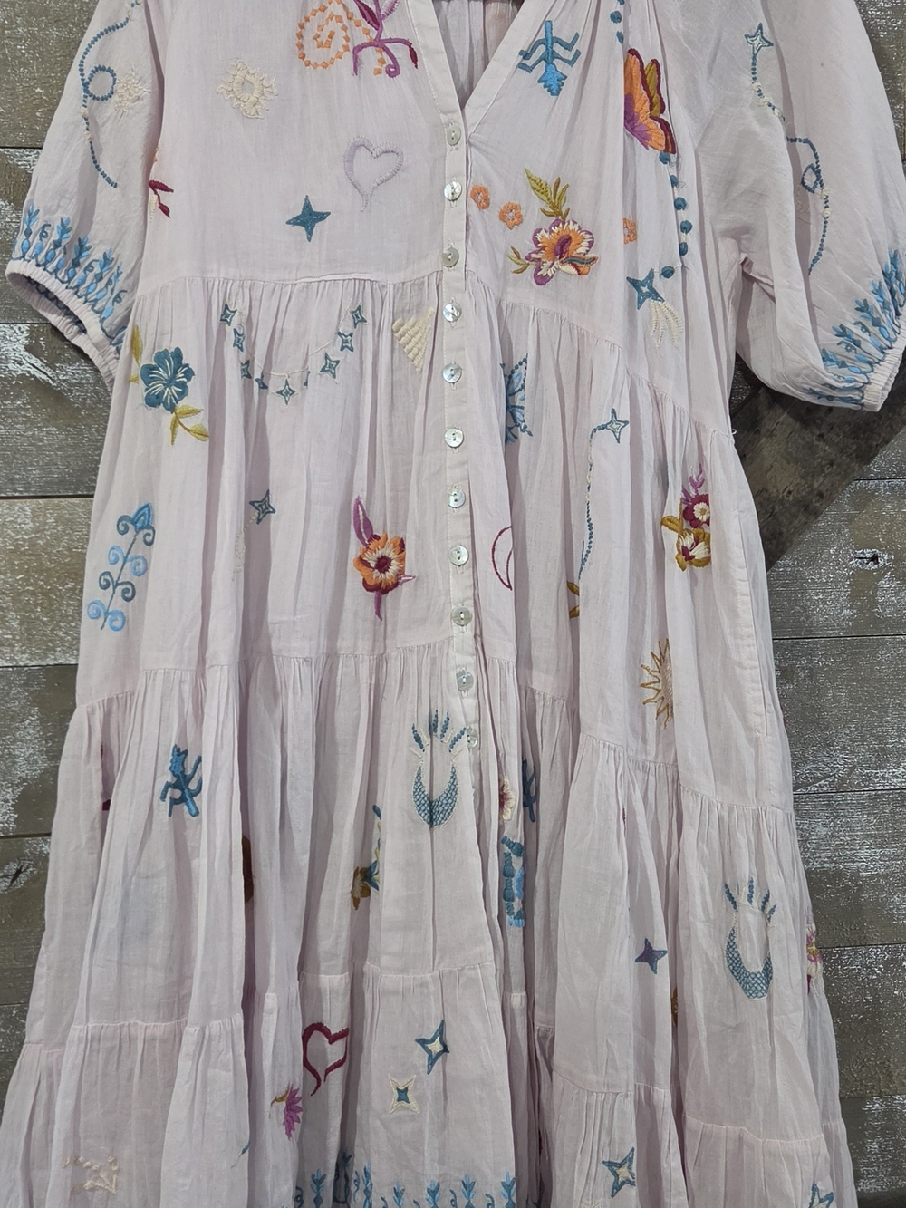 Kyla Seo Love Kyla Embroidered Midi Dress - Picture 1 of 1